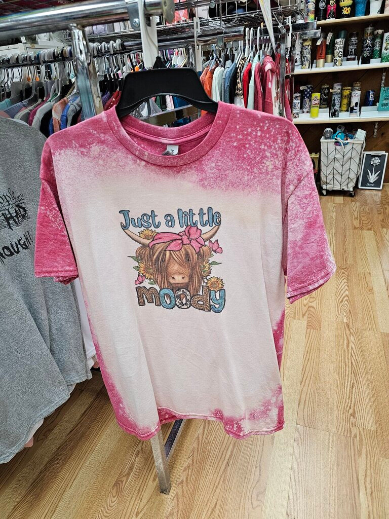 JUST A LITTLE MOODY BLEACHED SHIRT