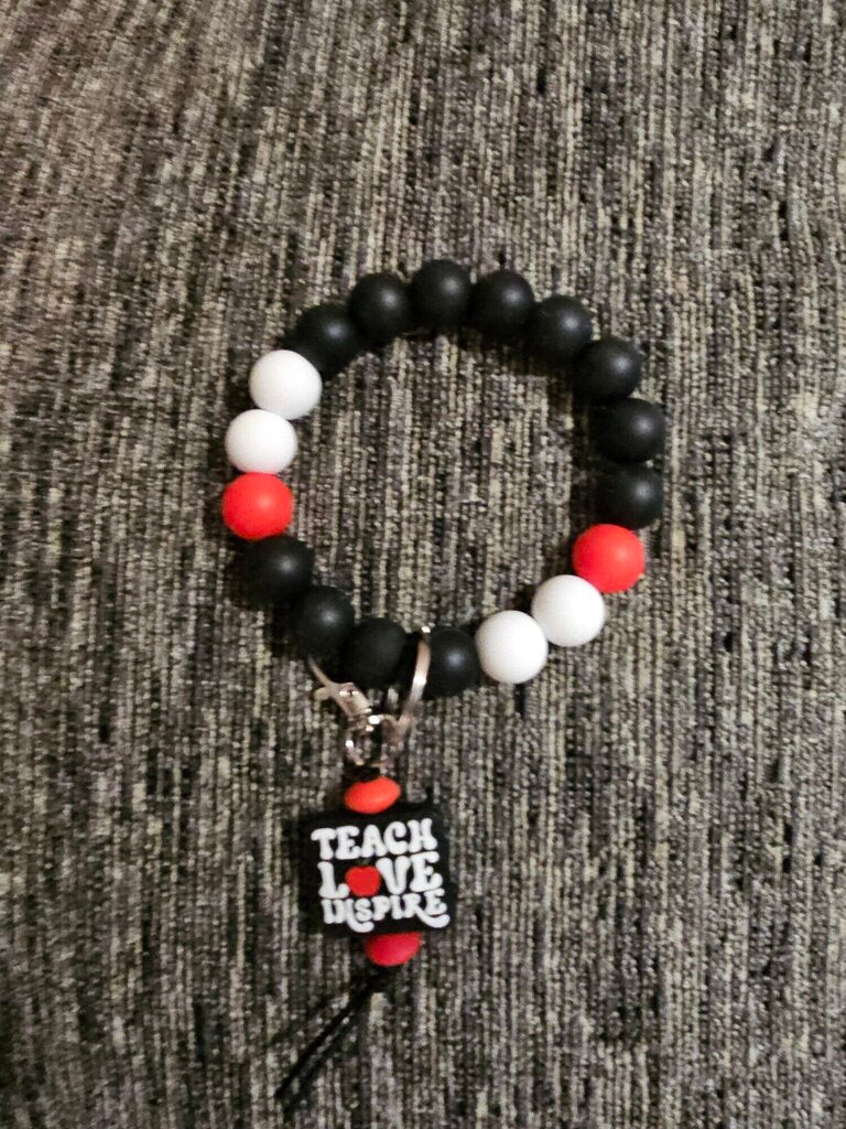 TEACH WRISTLET KEYRING