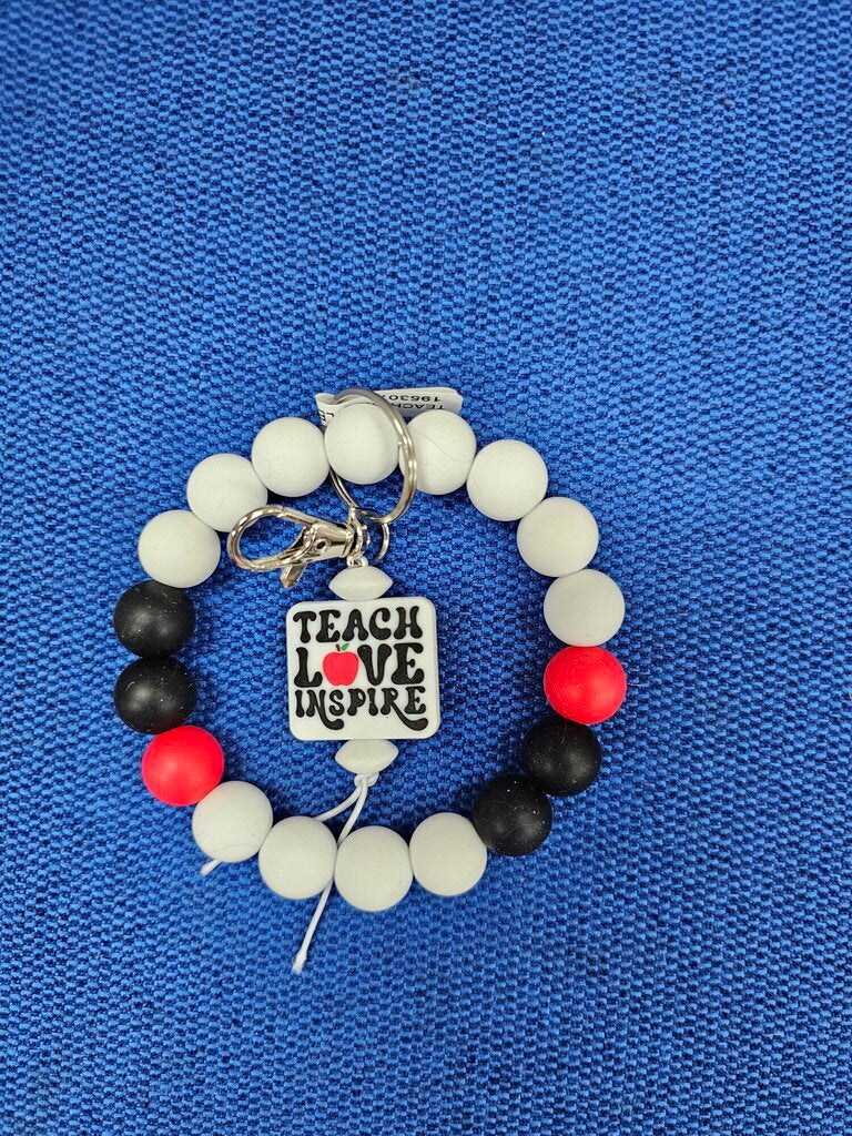 TEACH WRISTLET KEYRING