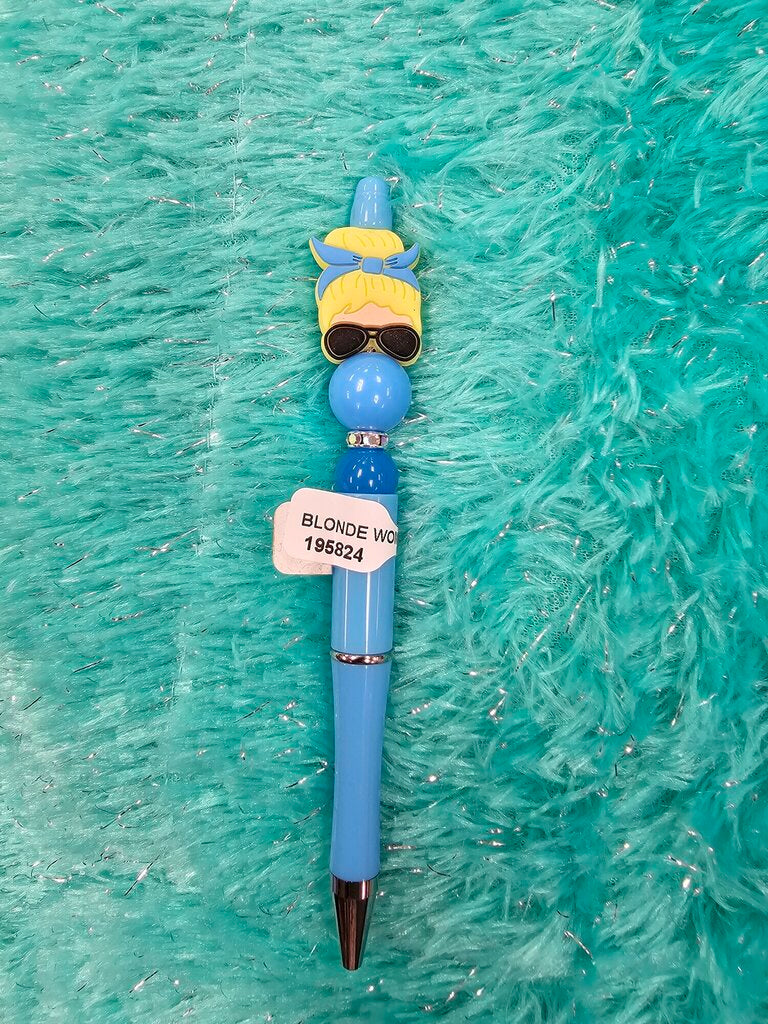 BLONDE WOMAN PEN