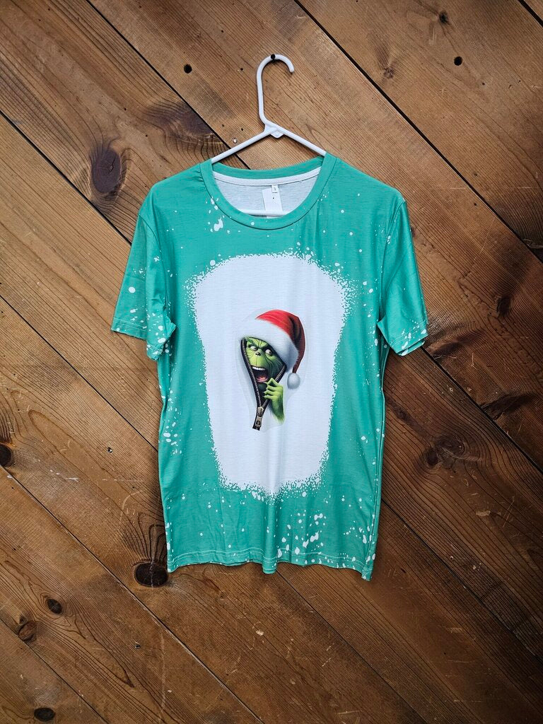 GRINCH WITH SANTA HAT