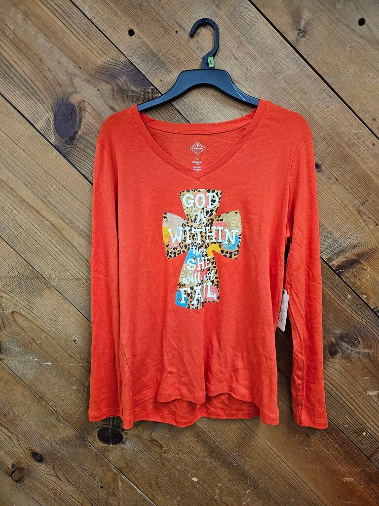 GOD IS WITHIN HER SHIRT