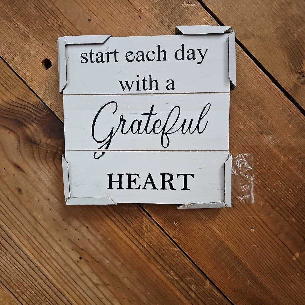 Start Each Day with a Grateful Heart