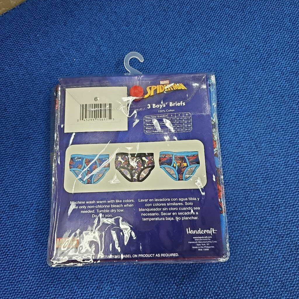 New Marvel Spiderman 3 Briefs