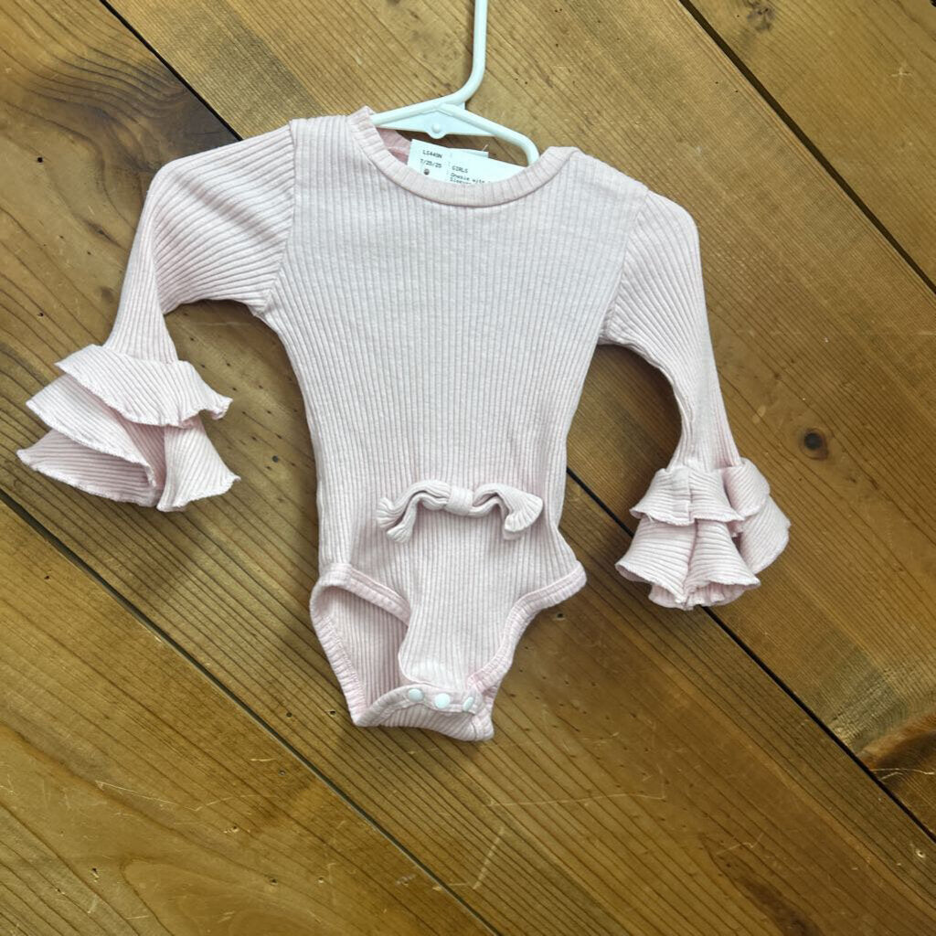 Onesie with Ruffled Sleeves