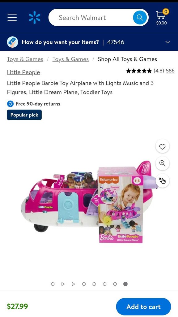 New Little People Little Dream Plane