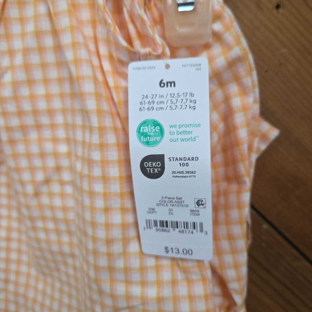 New Carters 3pc Dress