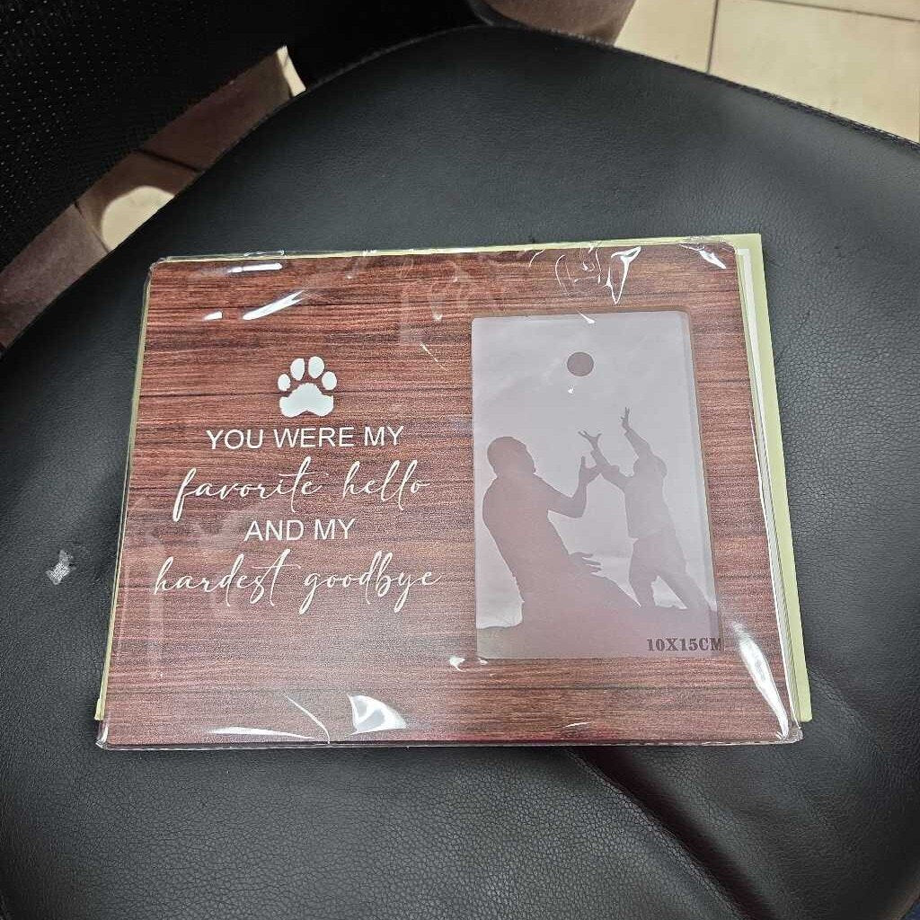 New Pet Memorial Photo Frame