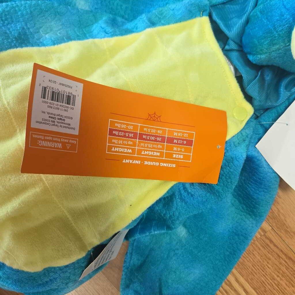 New Infant Triceratops Costume