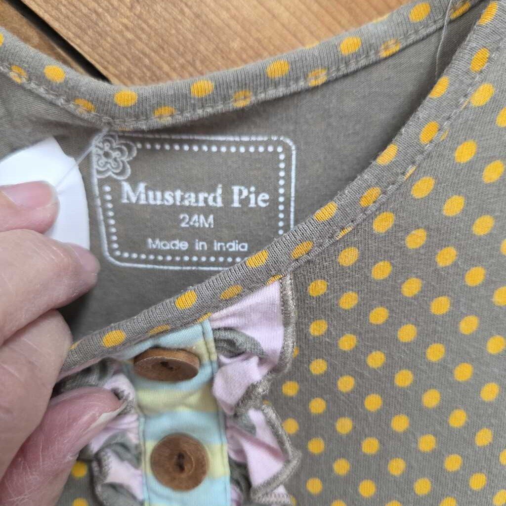 Mustard Pie Apron Christmas Dress