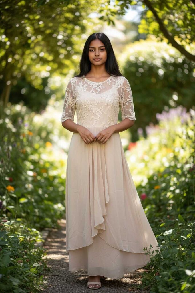 Dress with Lace