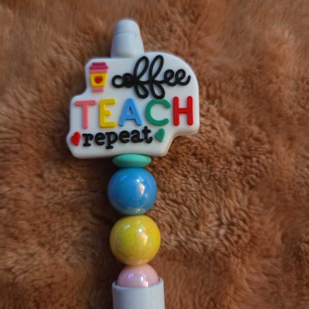 New Coffee Teach Repeat Pen