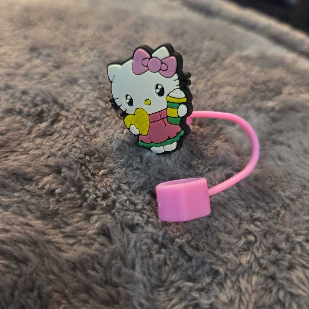New Hello Kitty Straw Topper
