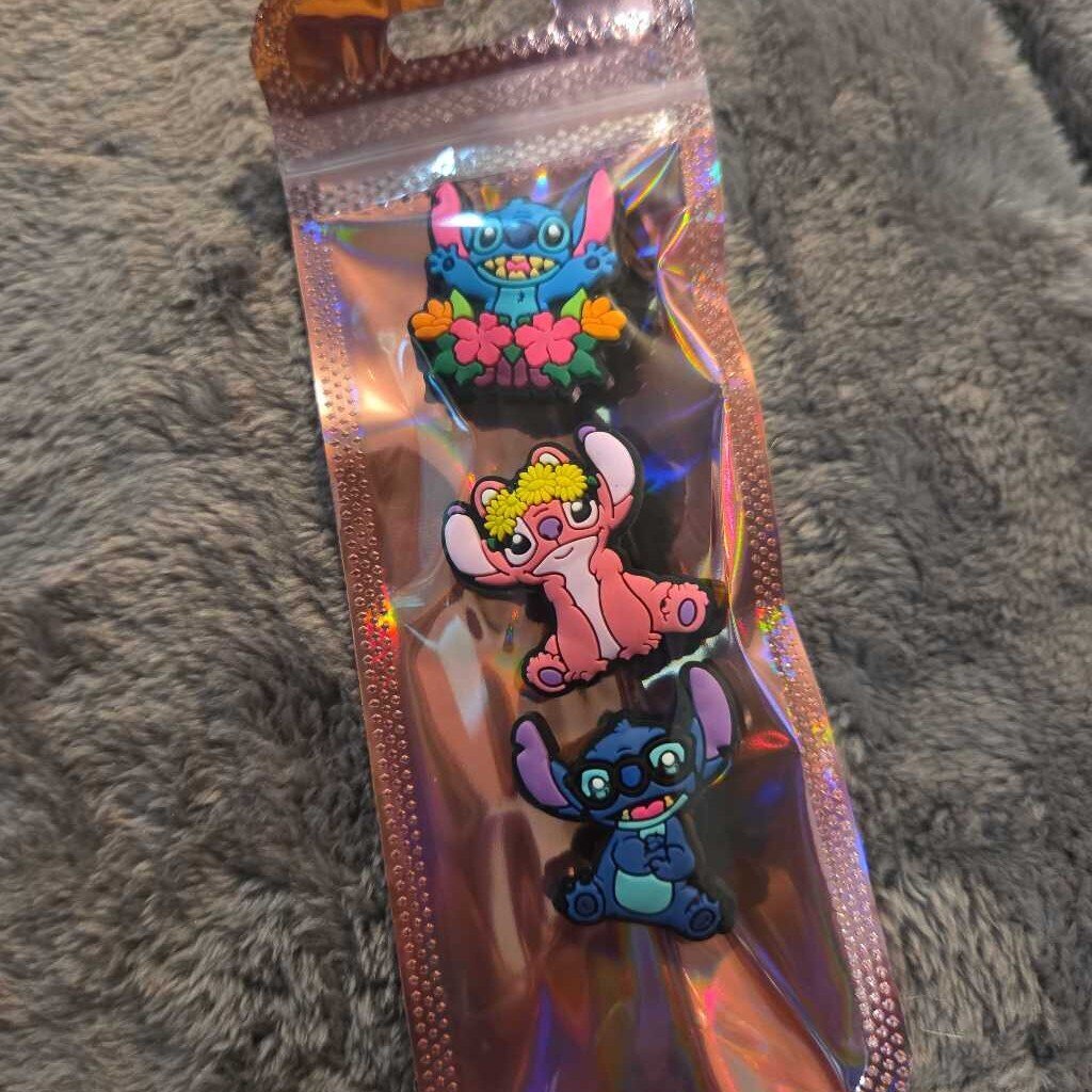 New Lilo & Stitch Croc Charm Set of 3
