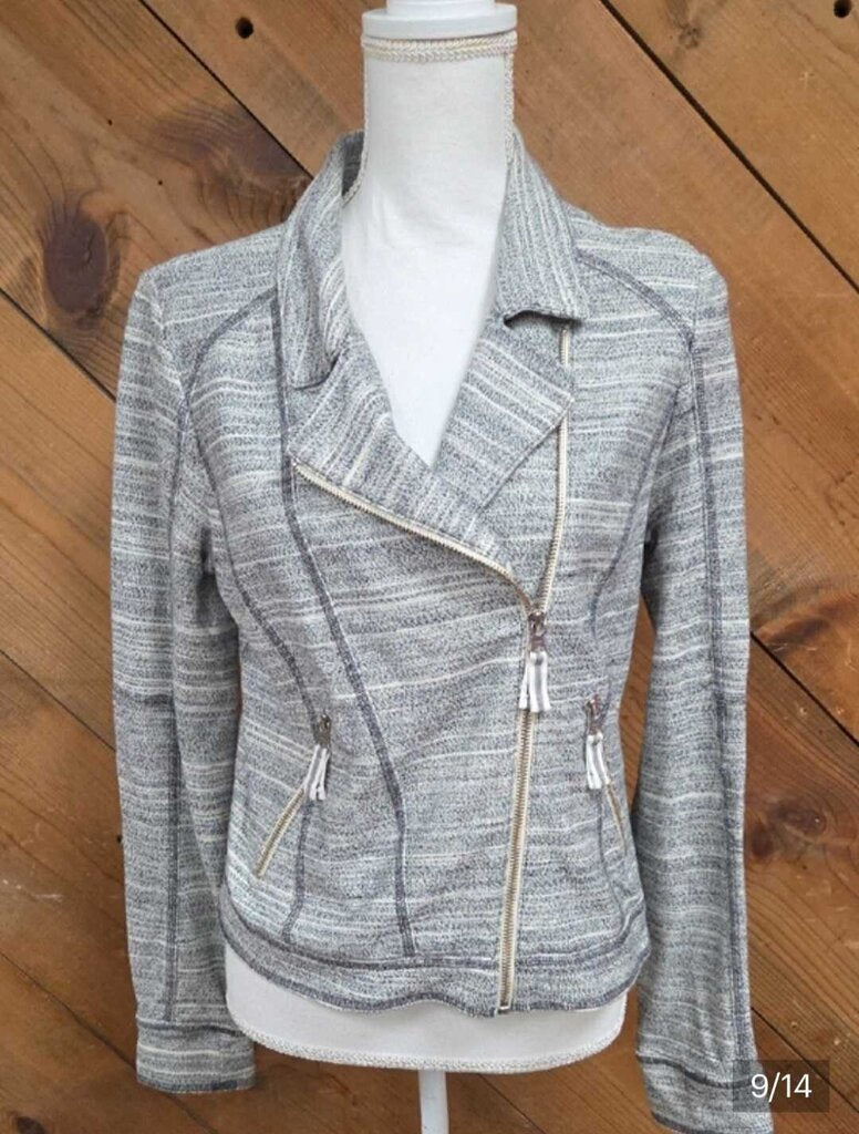 Anthropologie Caitlin Knit Moto Jacket