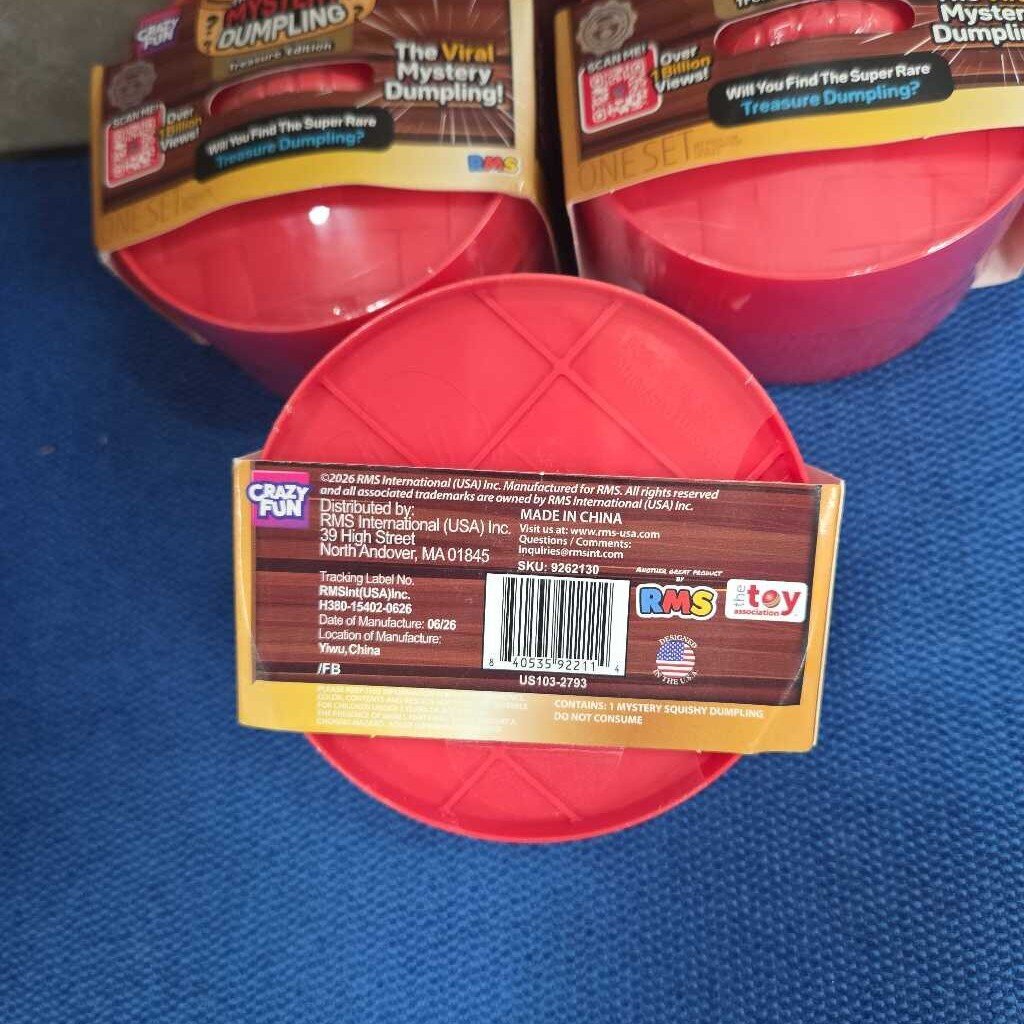 New RMS Dumpling Treasure Squishy