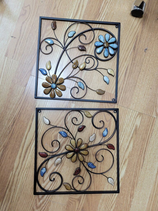 PAIR OF WALL HANGINGS