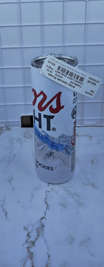 COORS LIGHT SUBLIMATED CU