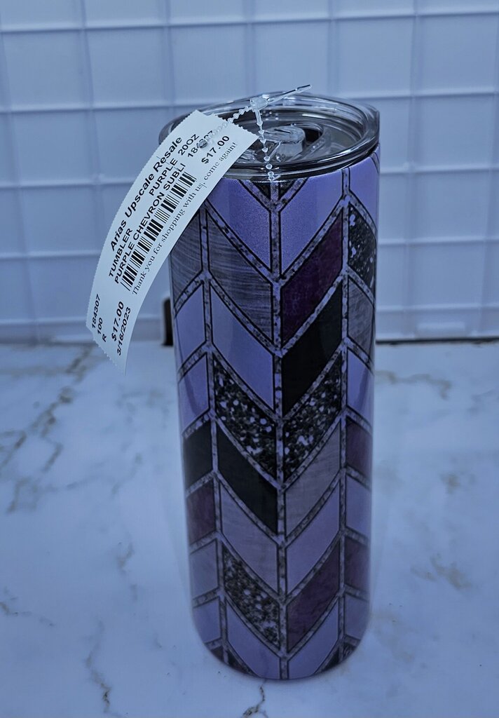 PURPLE CHEVRON SUBLIMATED