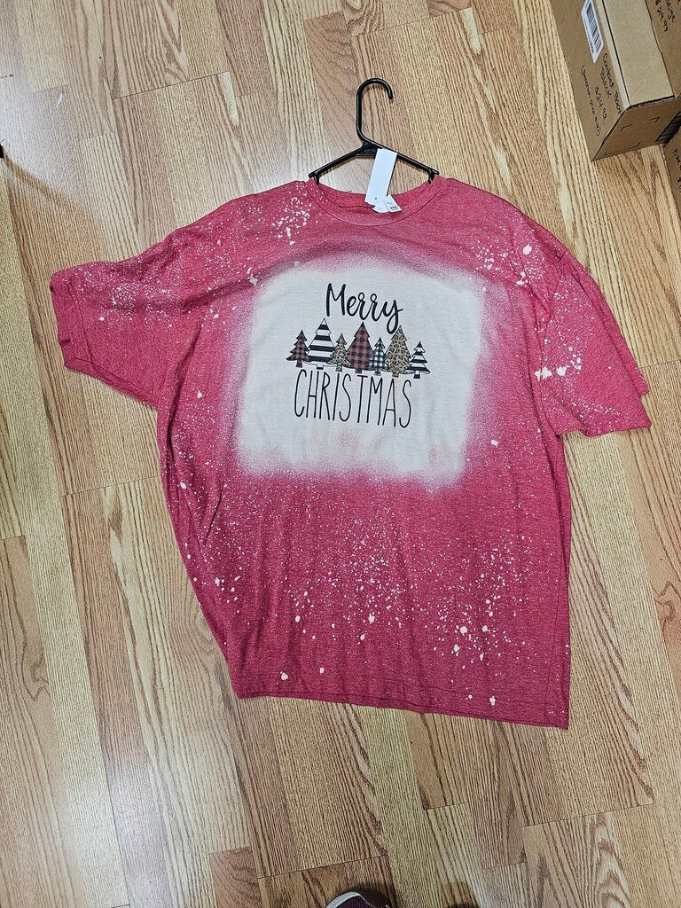 BLEACHED MERRY CHRISTMAS