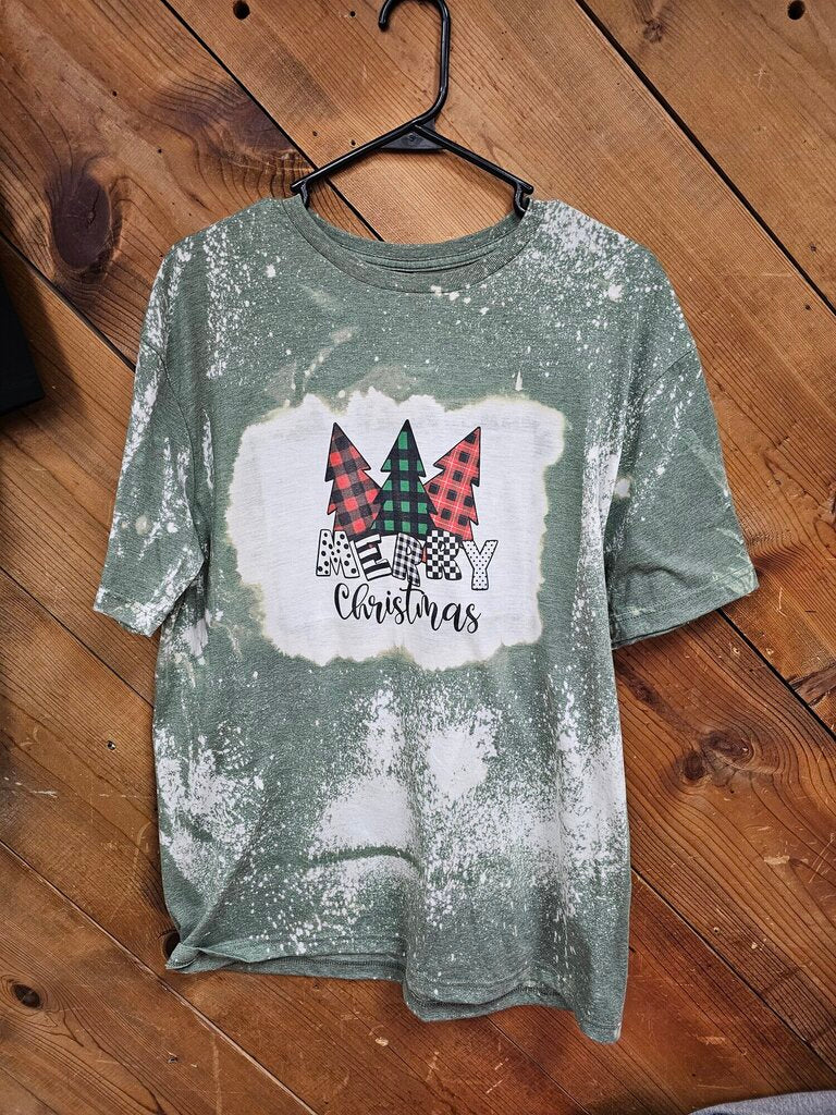 BLEACHED MERRY CHRISTMAS