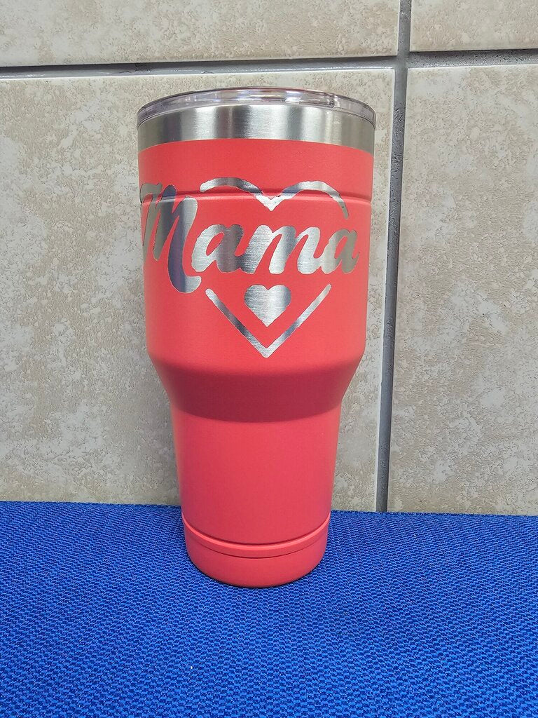 Etched Mama Tumbler