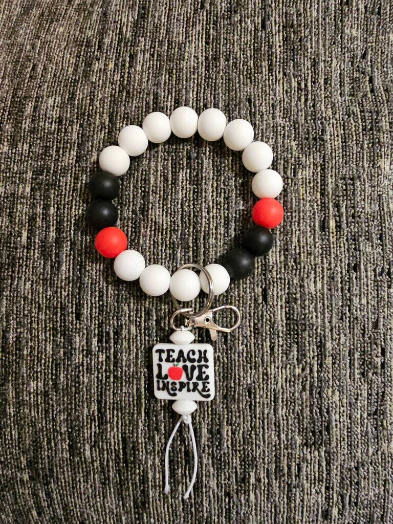 TEACH WRISTLET KEYRING