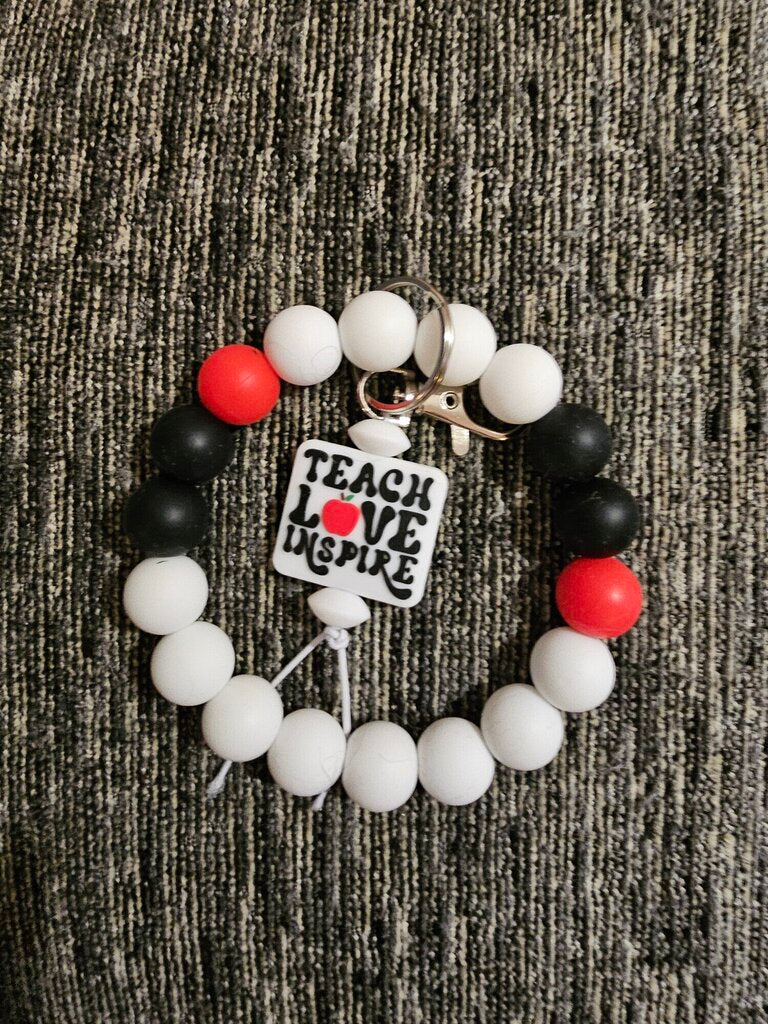 TEACH WRISTLET KEYRING