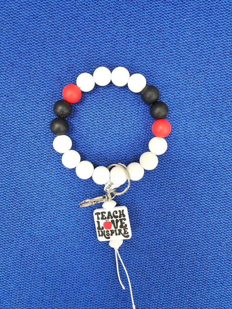 TEACH WRISTLET KEYRING