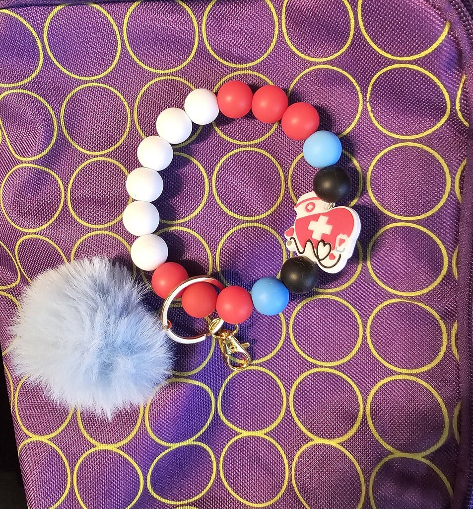 MEDICAL WRISTLET KEYCHAIN