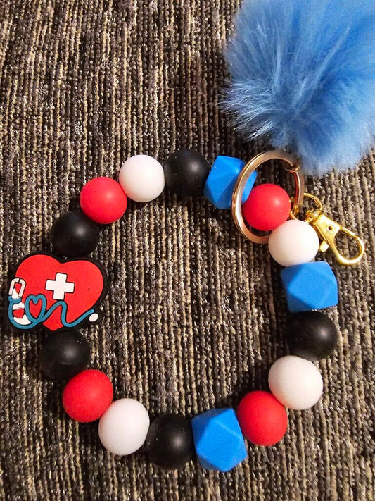 MEDICAL WRISTLET KEYCHAIN