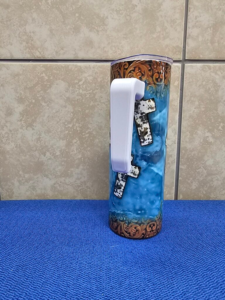 Cowhide Crosses With Hand