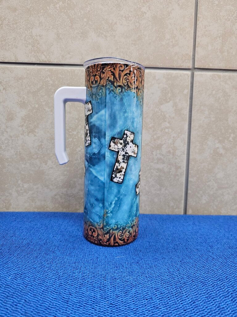 Cowhide Crosses With Hand