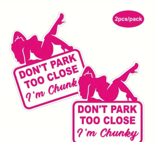 WINDOW DECAL DONT PARK