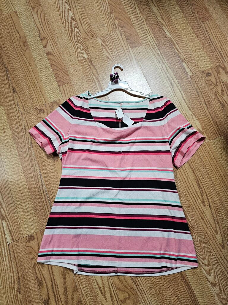 NEW PINK STRIPE SHIRT