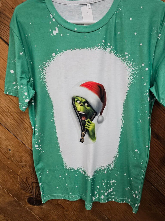 GRINCH WITH SANTA HAT