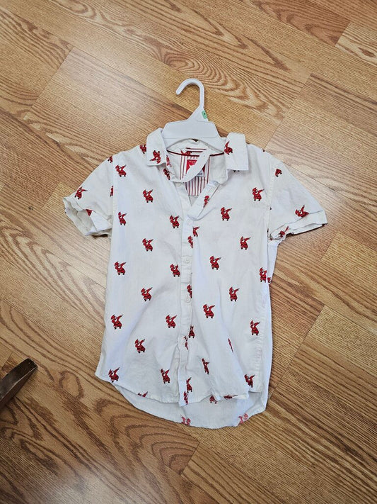 DENIM & FLOWER SHIRT