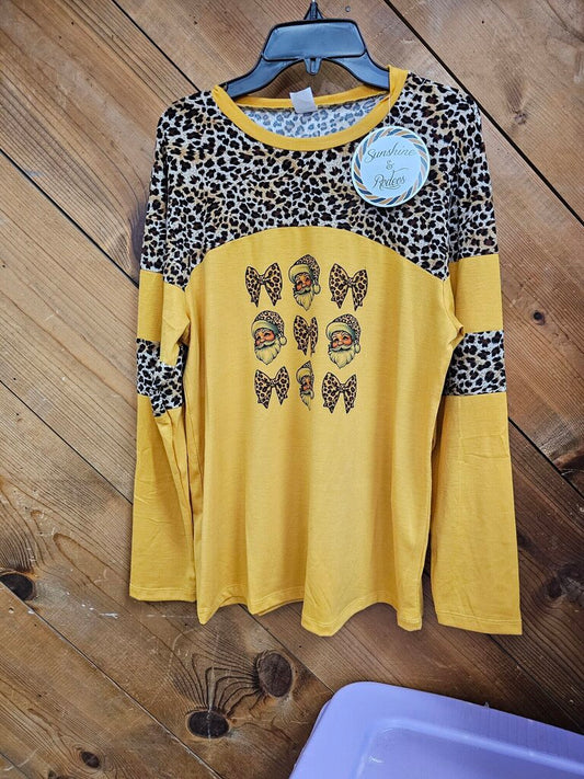 NEW SANTA BOWS SHIRT