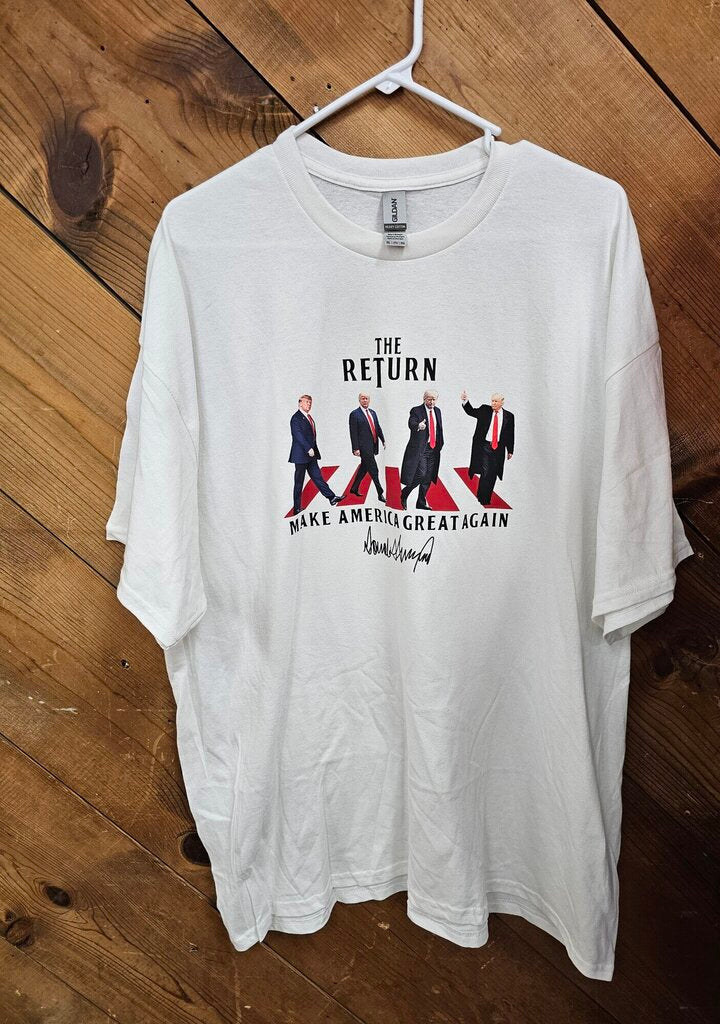 NEW TRUMP RETURN SHIRT