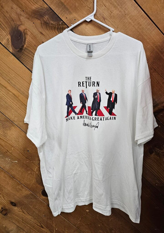 NEW TRUMP RETURN SHIRT