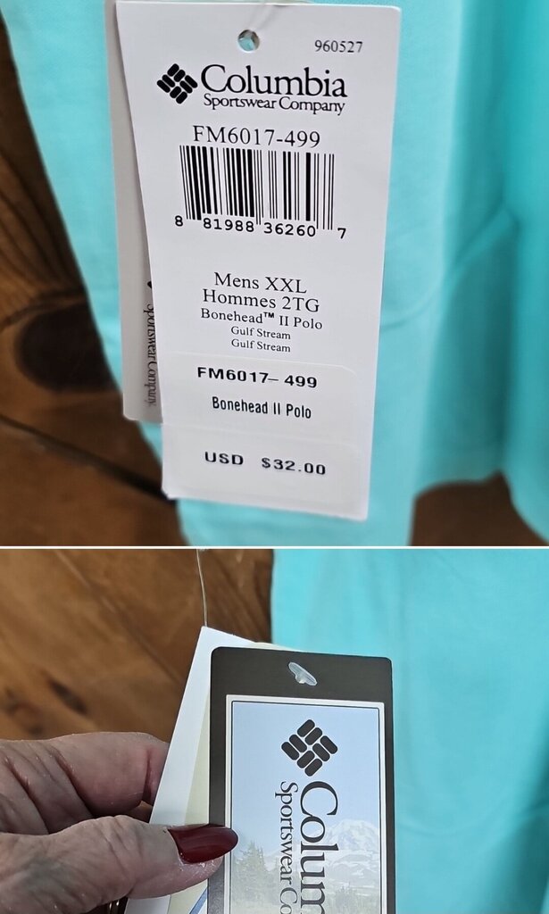 NEW COLUMBIA SHIRT