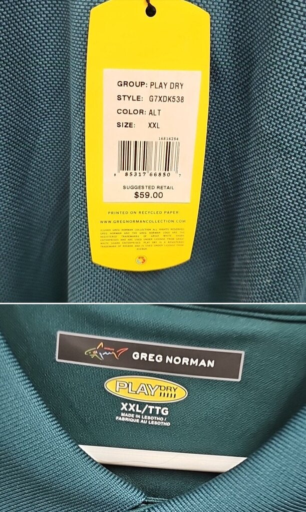 NEW GREG NORMAN SHIRT