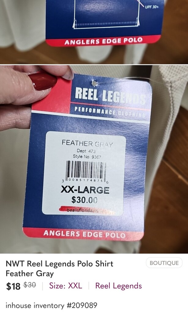 NEW REEL LEGENDS SHIRT