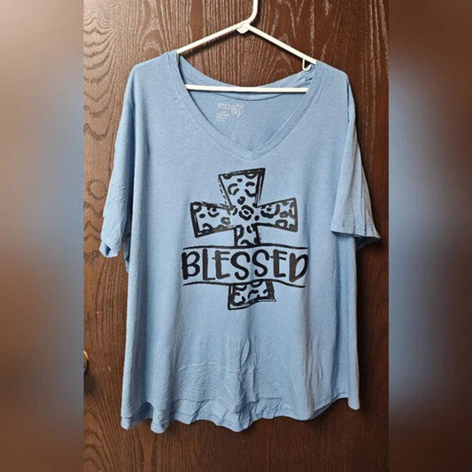 NEW BLESSED CROSS COW PRINT