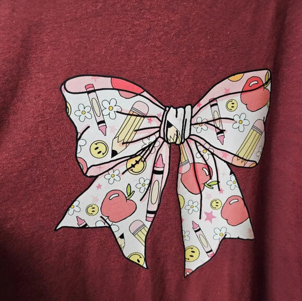 NEW TEACHER BOW SHIRT