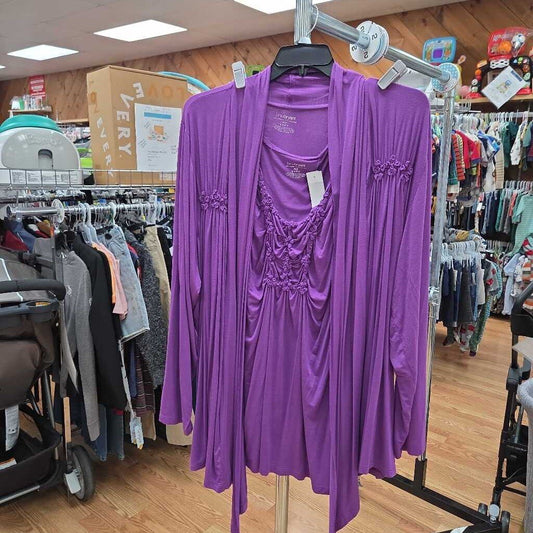 2PC GOWN/ROBE