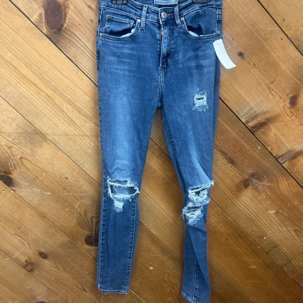 Levi 721 High Rise Skinny Jeans