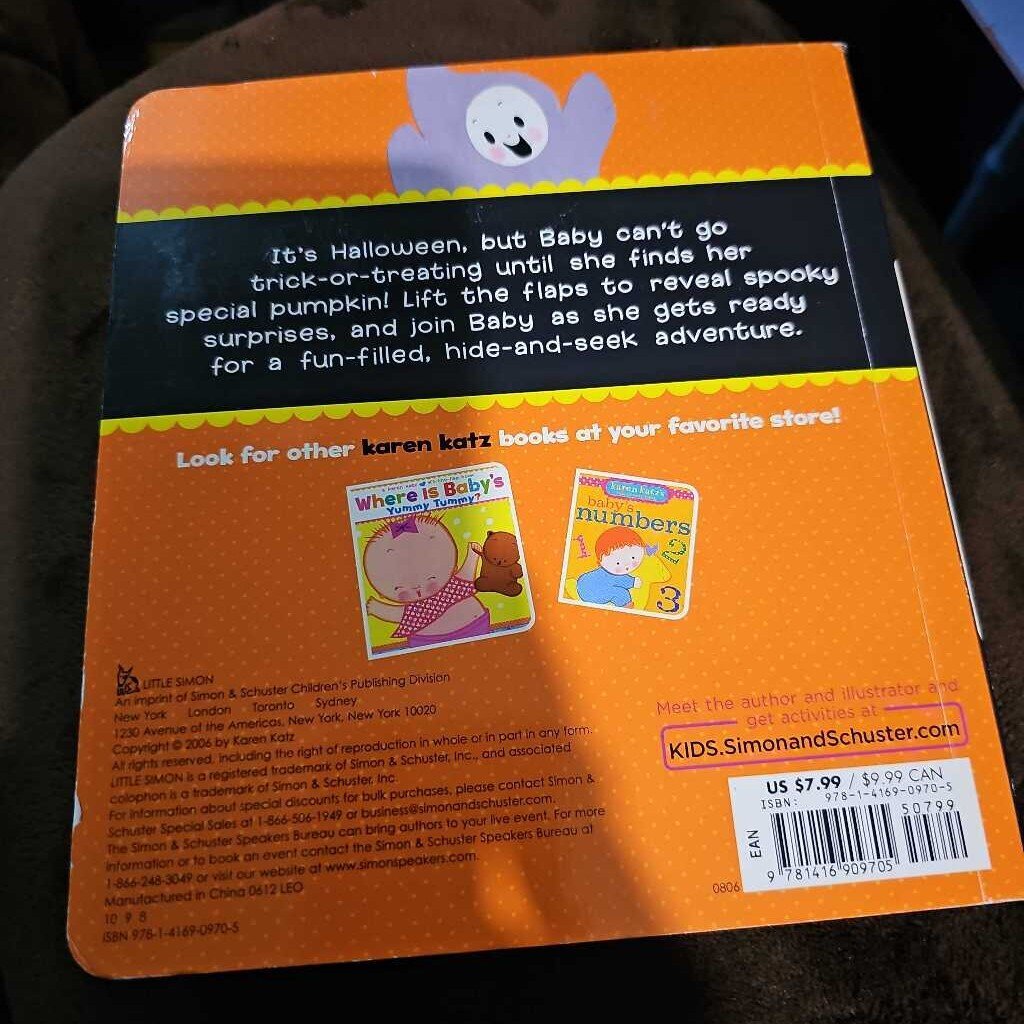 Where is Baby Pumpkin Book