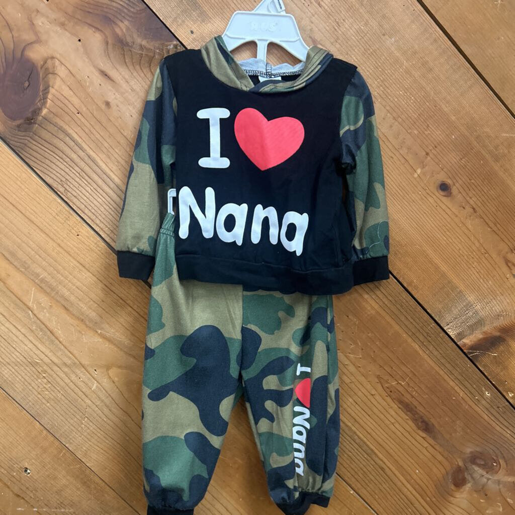 I Love Nana 2pc Outfit
