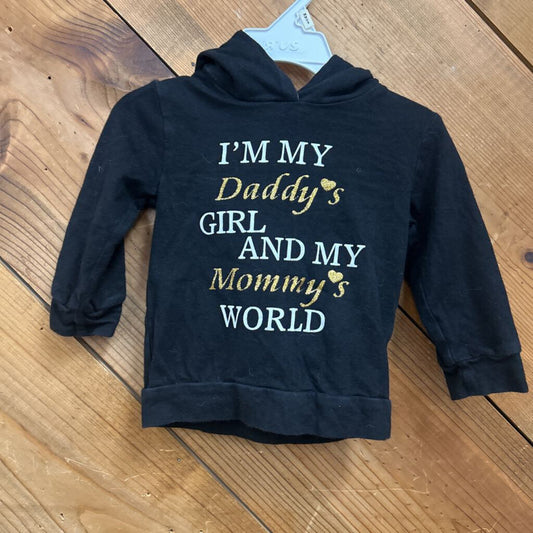 I'm my daddy's girl and my mommy's world hoodie